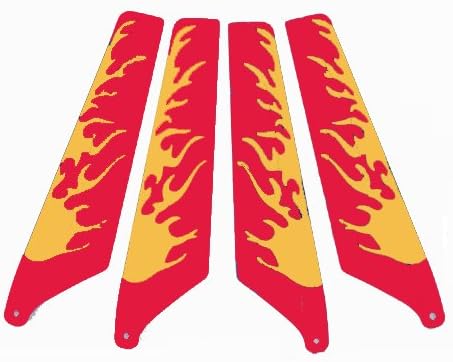 Red Syma S107-02 S107G-02 Replacement Spare Parts Main Rotor Blades Helizone RC Firebird FB-02