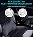 LUXEAR Lumbar Support Cushion, Adjustable Back Support Pillow with Innovative 3D Polymer - Adjustable Straps for Lower Back Pain Relief- Breathable, Washable - Ideal for Car Office Chairs