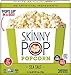 SkinnyPop Sea Salt Microwave Popcorn, 8.4oz Party Sized Bag, Skinny Pop, Healthy Popcorn Snacks, Non-GMO, No Artificial Ingredients, Gluten Free