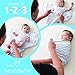 SwaddleMe by Ingenuity Original Swaddle, Size Small/Medium, For Ages 0-3 Months, 7-14 Pounds, Up to 26 Inches Long, 3-Pack Baby Swaddle Blanket Wrap