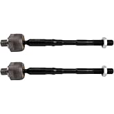 TRQ Inner Driver and Passenger Side Tie Rod Set 2 Piece | For 2014-2020 Nissan Rogue 2017-2022 Nissan Rogue Sport