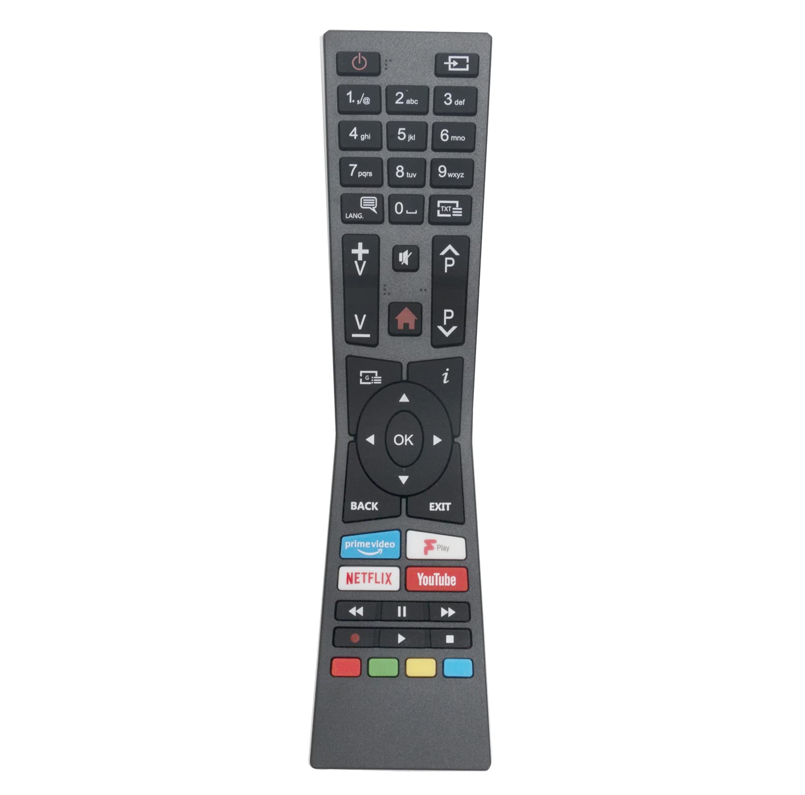 AULCMEET RM-C3338 RC43101P Replacement Remote Control Compatible with JVC 4K OLED Smart TV LT-49C898 LT-55C870 LT-32C690 LT-32C691 LT-32C695 LT-32C696 LT-32C790 LT-32C795 LT-40C790
