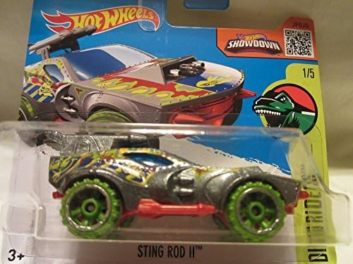 2016 Hot Wheels Dino Riders Sting Rod Ii 1/5 Short Card