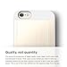 iPhone 6S Case, elago® [Outift Matrix][White/Champagne Gold] - [Premium Hybrid Construction][Brushed Aluminum][Spark Design Award] - for iPhone 6/6S