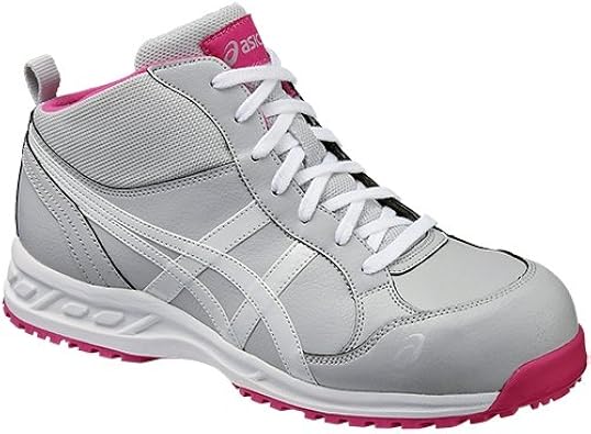 Amazon Asics アシックス プロテクティブスニーカー くるぶし丈 ハイカット ウィンジョブ35l カラー ライトグレー ホワイト サイズ 25 5cm 品番 Fis35l Asics アシックス シューズ バッグ