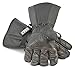 Blok-IT Leather Motorcycle Gloves. Motorbike Gloves. Windproof & Waterproof Biker Gloves, Gauntlet Motorcycle Gloves for Men & Women. Ultra Durable Thinsulate Cold Weather Motorcycle Gloves (Large)