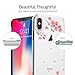 Xawy 3A11PS0192 ESR Case Compatible for IPhone X/XS, Cherry Blossoms Soft Cute Cartoon Pattern Design TPU Protective Cover for IPhone 5.8