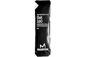 Maurten Gel 160 Energy Gel - 10-Pack of 65g - 40g Carbohydrates for Extended Endurance Sports - Stomach-Friendly Patented Hydrogel Technology for Endurance Athletes - Free of preservatives