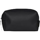 RAINS Wash bag large - Large Toiletry Bag for Men and Women - Wash bag for Travel (Black)