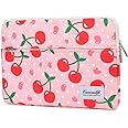 Canvaslife Patten Laptop Sleeve 14 inch 14.0 inch Laptop case Bag (Cherry)