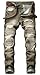 YTD Mens Distressed Ripped Biker Slim Jeans Stretched Moto Denim Pants (W30(Tag 32), Green)