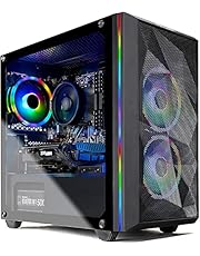 Skytech Chronos Mini Gaming PC Desktop - AMD Ryzen 5 3600 3.6GHz, GTX 1660 Super 6G, 16GB DDR4 3000, 500GB SSD, AC WiFi, Windows 10 Home 64-bit, Black