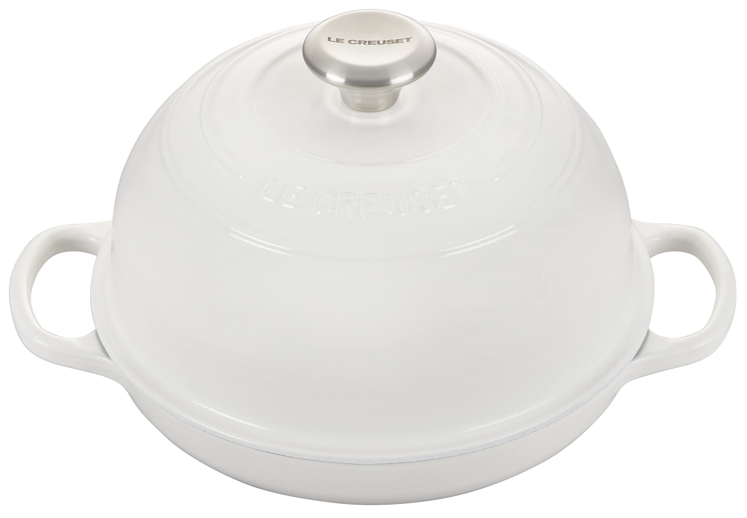 Le Creuset Enameled Cast Iron Bread Oven, White