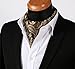 HISDERN Men's Paisley Floral Jacquard Woven Self Cravat Tie Ascot