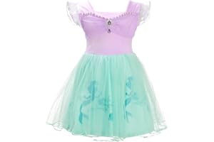 Dressy Daisy Princess Dress Up Clothes Halloween Fancy Party Tulle Skirt Summer Outfit for Baby & Toddler Girls