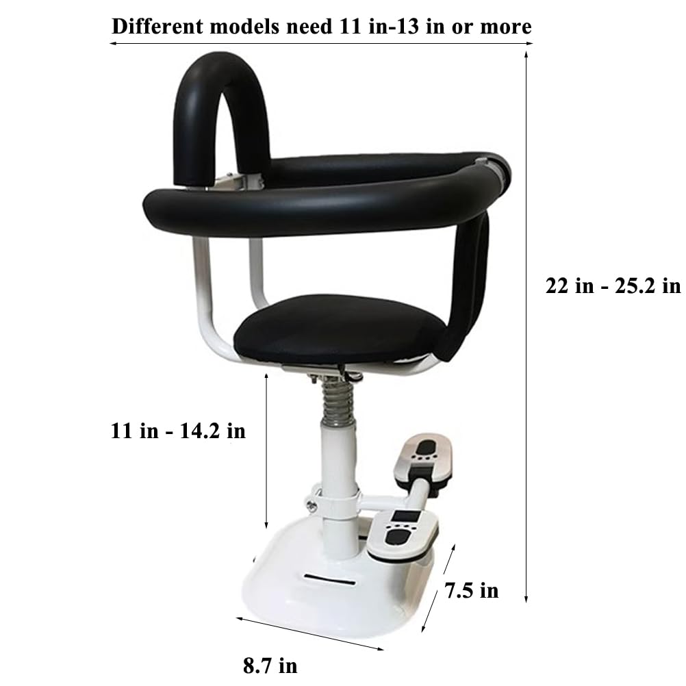 Zmmyr Electric Bicycle Child Safety Seat Pedal Motorcycle Scooter Can Lift Detachable Front Baby Kids Seats