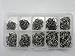 Generic 500 Pcs 10 Different Sizes Fishing Fish Hooks Fish Tackles Tool With Box Kit