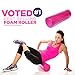 Product Stop, Inc Maintains Shape After Moderate to Heavy Use and is Body Types. Pink Exercise Foam Roller with Trigger-Point Design - Massages, Soothes, Refreshes and Invigorates