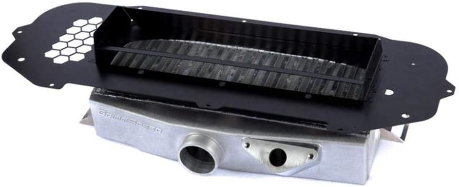 GrimmSpeed 093073 Top Mount Intercooler Splitter Scoop Compatible with 2002-03 Subaru WRX