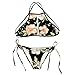 CUPSHE Women's Full Blooming Floral Printing Tank Padding Bikini Set (M) Multicolor