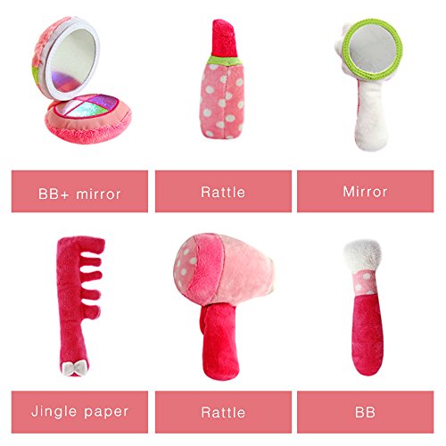 SHILOH Baby Fill and Spill Girl Pretend Play Make up Kit Mini Toiletry Bag Christmas Birthday Gift Pink