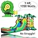 B-Air Koala KP-1200 1 HP Air Blower | Powerful Bounce House Blower Fan for Large Inflatable Bounce House, Bouncy Castle and Slides , Green