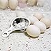Egg Separator Acevan Egg Yolk White Separator 304 Stainless Steel (18/8) Egg Divider Filter - Dishwasher Safe Food Grade Cooking Kitchen Gadget - Silver