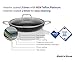 TECHEF - Onyx Collection, 12-Inch Everyday Pan with Glass Lid, coated with New Teflon Platinum Non-Stick Coating (PFOA Free)
