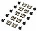 1/4 Turn Quick Release Engine Undertray Cover Metal Screws Bolts & Clips 10 Sets Fits Audi VW Volkswagen BMW