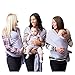 Best Baby Carrier Sling Wrap for Moms - Original Grey Cotton Quality Material - Comfortable, Durable, Fashionable - For Mothers with Infant Newborn to 35lbs Babies - Shower Gift - By Belephant Baby