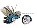 Fascigirl Fascinator Peacock Feather Headdress Wedding Hair Clip Headwear for Women
