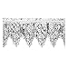 Heritage Lace Dogwood 55-Inch by 18-Inch Drop White Valance