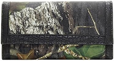 Mossy Oak Black Camouflage Western Wallet for Women