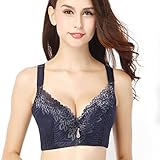 Lace Bras for Plus Size Women Blue Black Beige 42 44 46 48 50 Brassiere