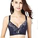 Lace Bras for Plus Size Women Blue Black Beige 42 44 46 48 50 Brassiere