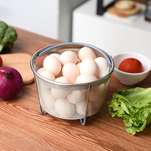 image for AMZLIFE Steamer Basket for Instant Pot Accessories 6qt, Pressure Cooke