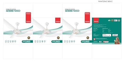 Thermocool Ceiling Fan Cool Breeze Wh 1400mm Amazon In Home