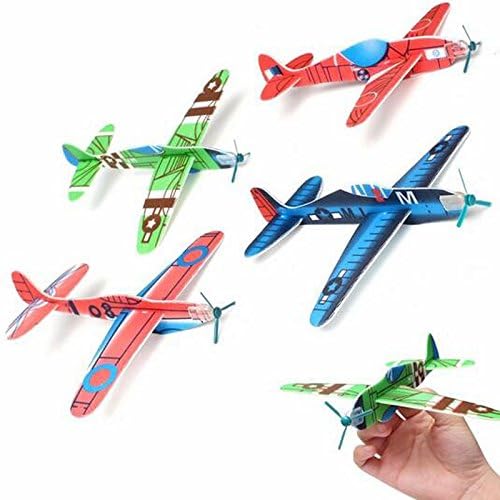 Foam Glider Set of '12' Party and Fun Set for Indoor and Outdoor Fun Play