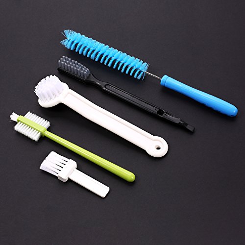 Hopekings Brush Tool for Blender/Juicer/Dish Brush Refills/Water Bottle Cleaning Brush Set, 5-Pack - Thumbnail 6