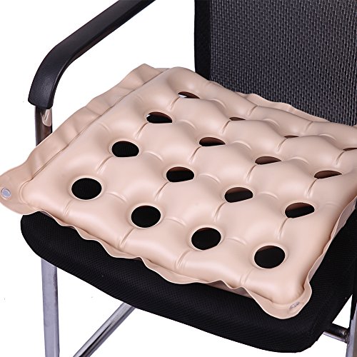 Premium Air Inflatable Seat Cushion 17" X 17" Heat Sealed Construction
