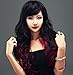 M4U Womens Brown Medium Straight Synthetic Sweet Medium Wig For Woman