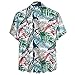 Mlide Hawaiian Shirt for Men’s Holiday Short Sleeve Casual Beach Shirt,Green,XXXLthumb 3