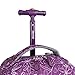 J World New York Sunrise Rolling Backpack, Love Purple, One Size