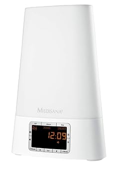 Medisana WL 450 Lichtwecker mit künstlichem Sonnenaufgang, Farbwechsel, Naturklängen, Radio, MP3
