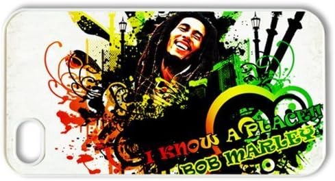 Goopuer Design CTSLR Music & Singer Series Protective Snap-on Hard Back Case Cover for iPhone 4 & 4S - 1 Pack - Bob Marley & Rasta, Reggae - 19