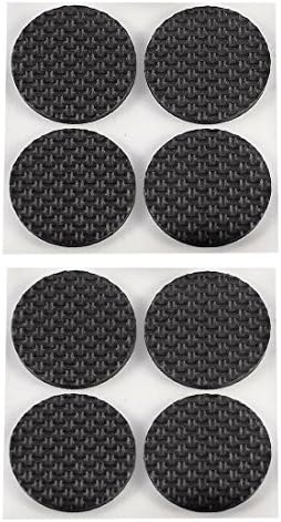 16 pcs Rubber Furniture Protector Pad Adhesive Floor Protection Self Skid Anti Pads Various Feet Chair Leg Table Black Round Scratch Cover Multi By Madhurot