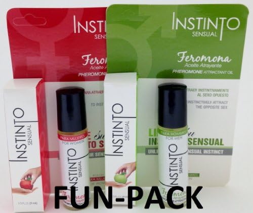 Instinto Sensual Pheromones fun pack for Men and Women 2-pack-Feromonas Para Hombres Y Mujeres 2-pack