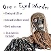 Halloween Haunters Animated Skeleton Groundbreaker with Moving Head and Arms Graveyard Prop Decoration - Battery Operated, Life-Size Shaking Zombie Skull, Scary Howls, LED, Spider Webs - Haunted House