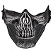 Outdoor Skull Skeleton Paintball Airsoft Mask Half Face Protect
