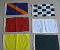 100% Cotton - Nascar Race Flag Set - Set of 8 Racing Flags Race - 14" X 18" - Sports Flag - Car - Race